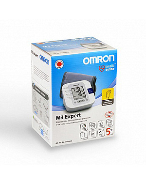 Тонометр M 3 Expert (HEM - 7132 - ALRU) Адаптер+Универсальная манжета, OMRON 3