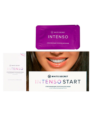 Отбеливающие полоски Intenso Start 7 саше White Secret 2