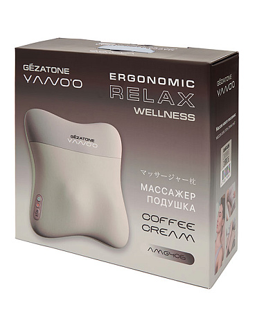 Массажная подушка беспроводная Coffee Cream AMG406, Gezatone 16