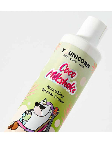 Питательный крем-гель для душа COCO MILKSHAKE/ Nourishing Shower Gel COCO MILKSHAKE 250 мл Younicorn 4