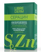Альгинатная себорегулирующая маска для проблемной кожи Серацин, Librederm, 5 по 30 гр Альгинатная себорегулирующая маска для проблемной кожи Серацин, Librederm, 5 по 30 гр